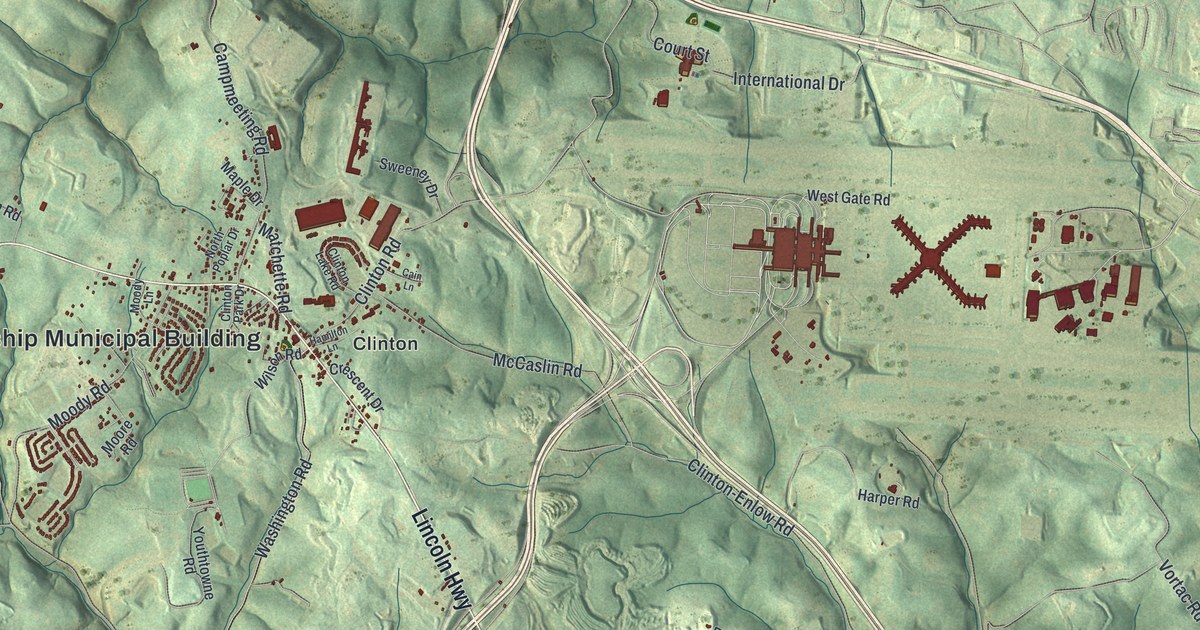 Map of Findlay, Pennsylvania in 2026