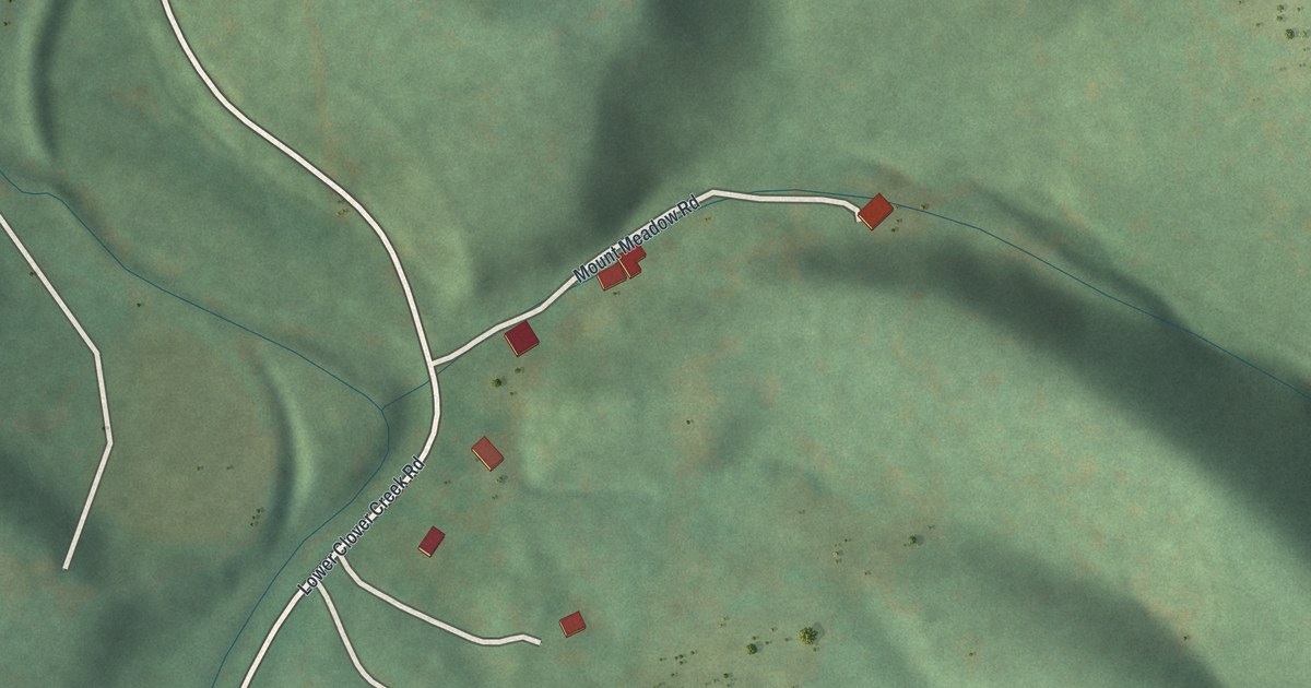 Detailed Map of Fisherville, Pennsylvania