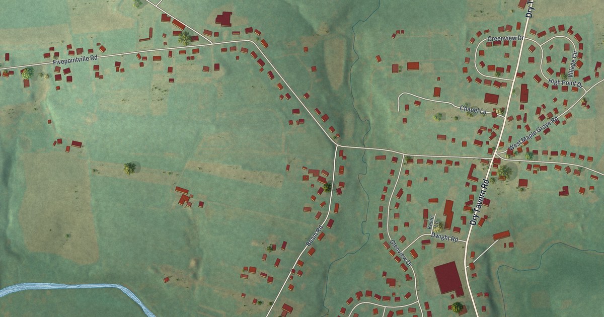 Map of Fivepointville, Pennsylvania in 2026