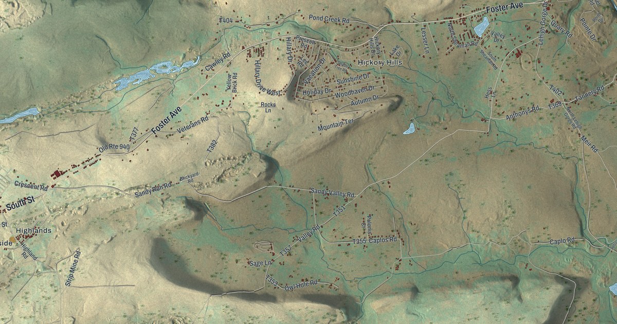 Map of Foster, Luzerne County, Pennsylvania in 2026