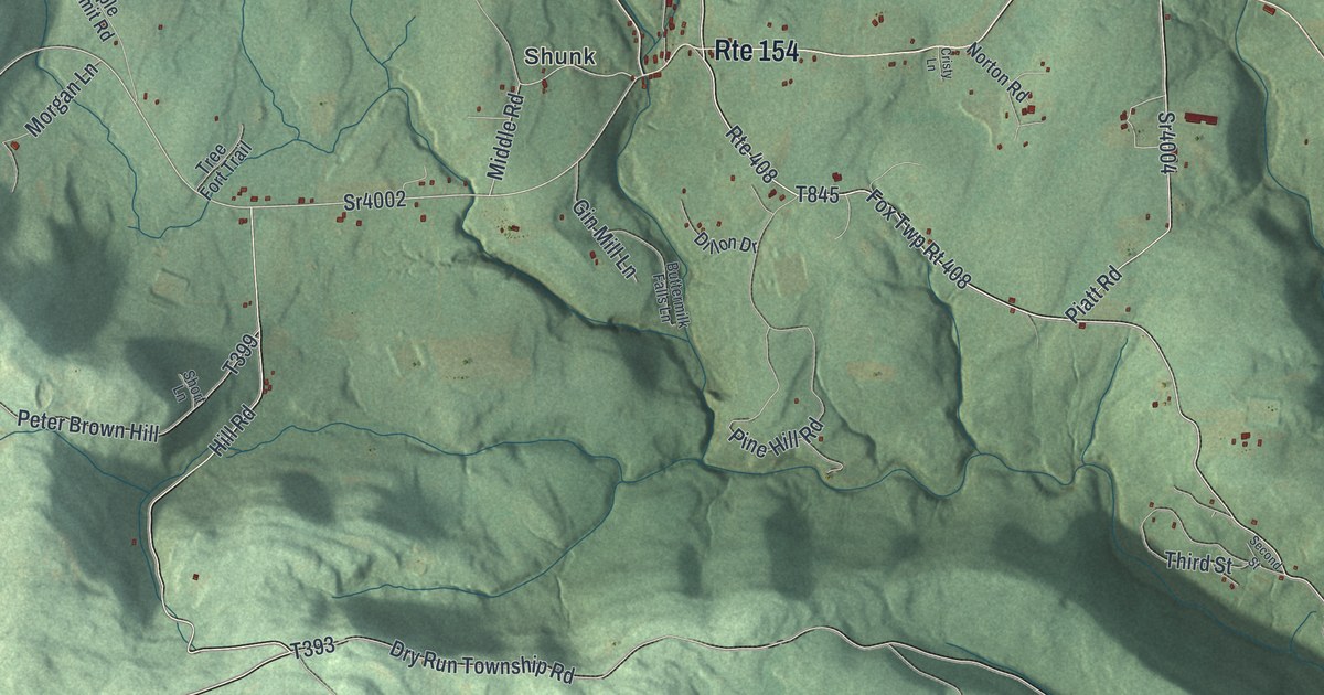 Map of Fox, Sullivan County, Pennsylvania in 2026