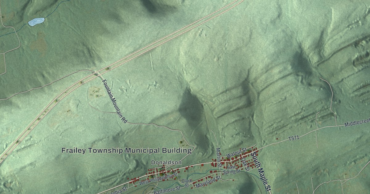 Map of Frailey, Pennsylvania in 2026