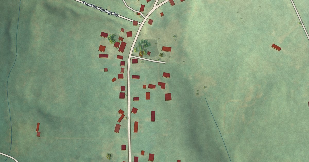 Map of Frankfort Springs, Pennsylvania in 2026