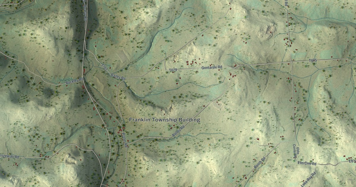 Map of Franklin, Susquehanna County, Pennsylvania in 2026