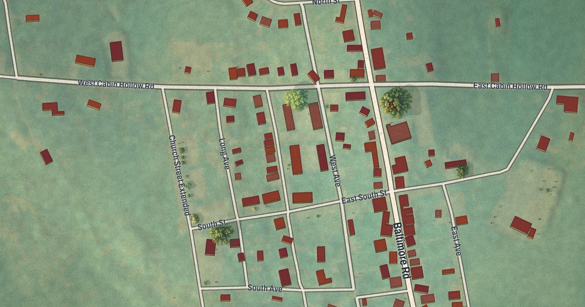 Map of Franklintown, Pennsylvania in 2026