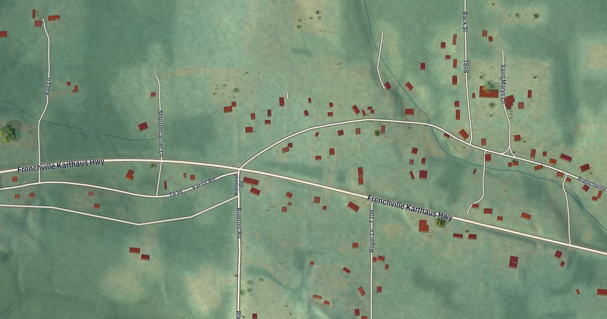 Map of Frenchville, Pennsylvania in 2026