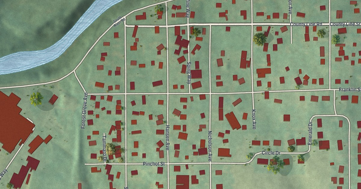 Map of Frisco, Pennsylvania in 2026