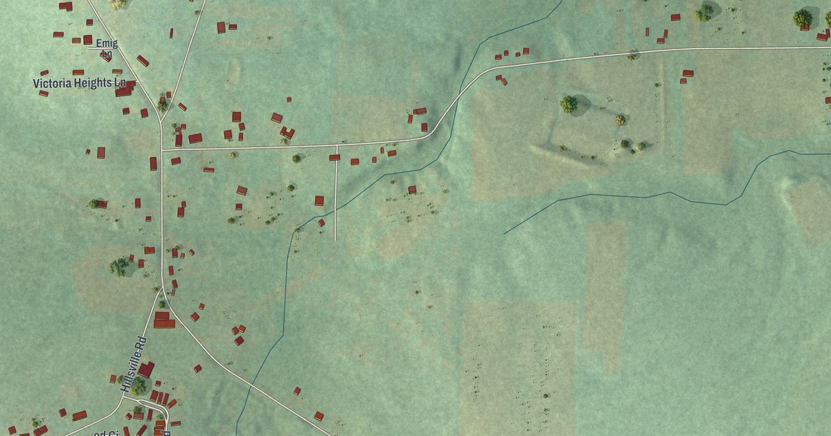 Map of Frizzleburg, Pennsylvania in 2026