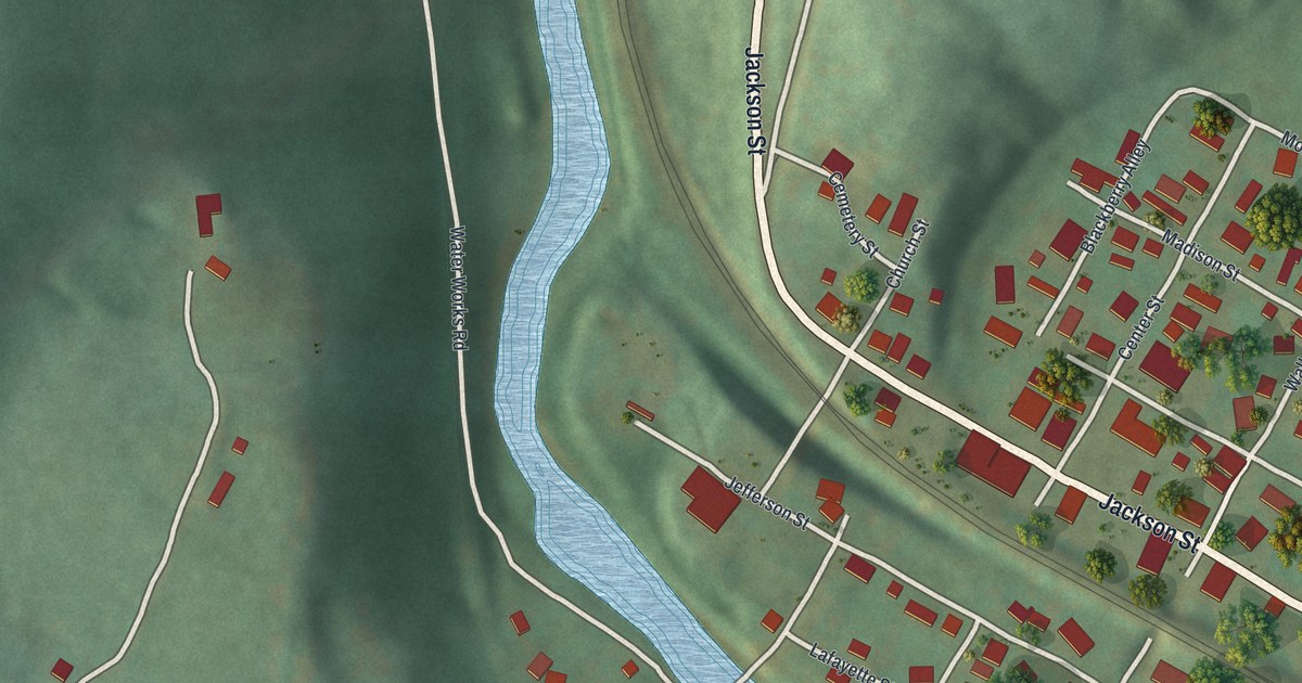 Map of Garrett, Pennsylvania in 2026