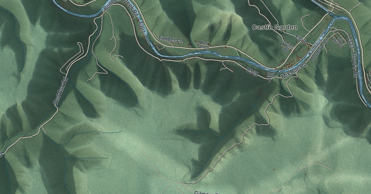 Map of Gibson, Cameron County, Pennsylvania in 2026