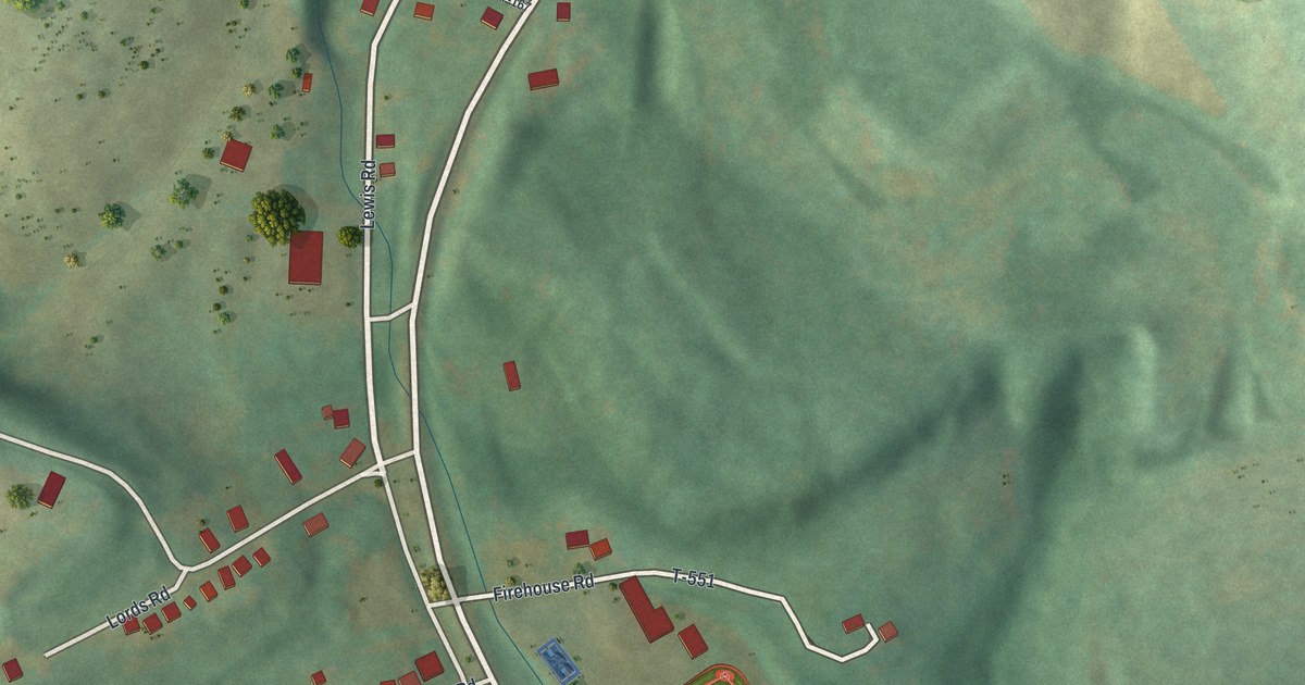 Map of Glen Richey, Pennsylvania in 2026