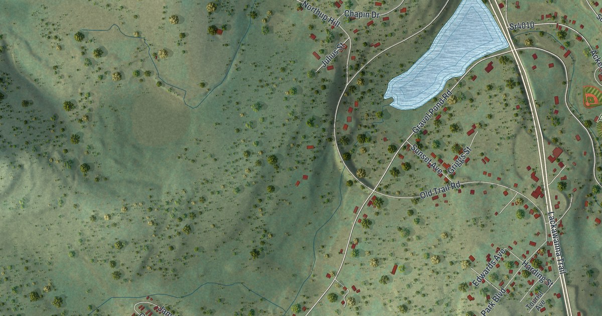 Map of Glenburn, Pennsylvania in 2026