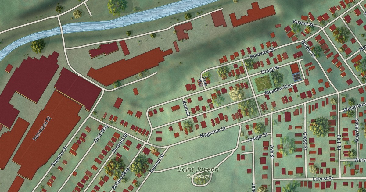 Map of Glendale, Pennsylvania in 2026