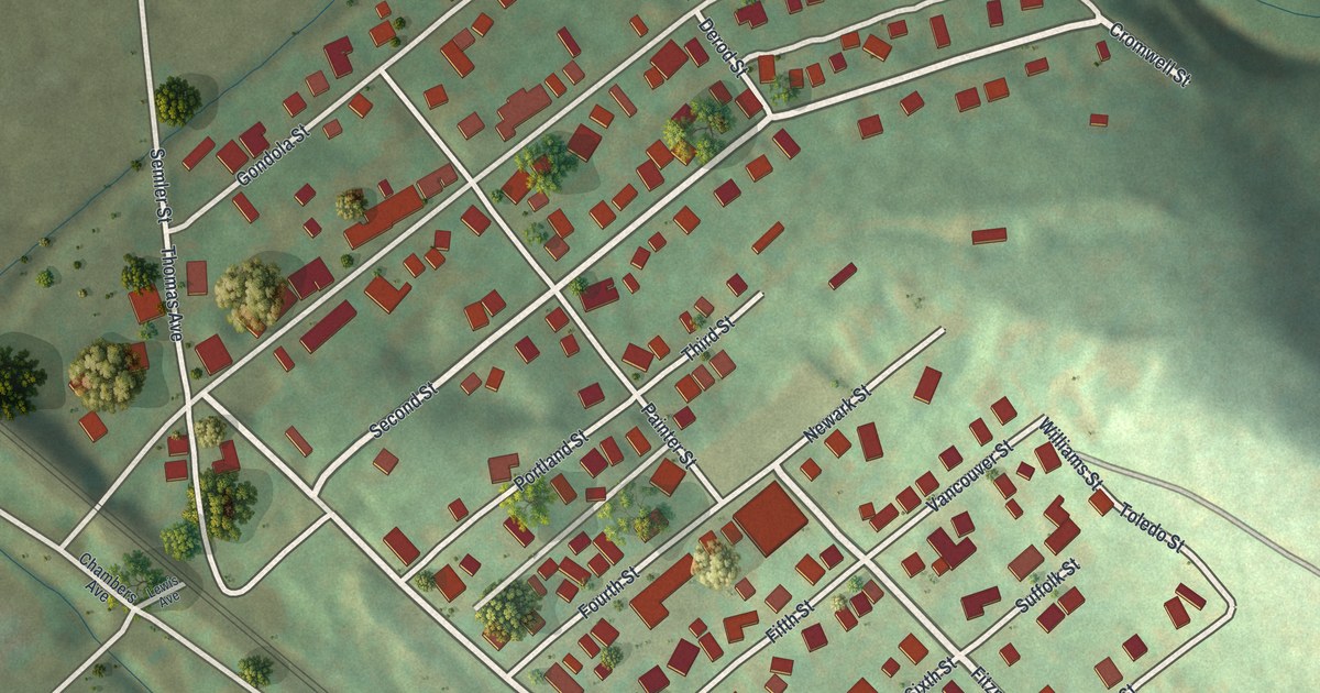 Map of Grapeville, Pennsylvania in 2026