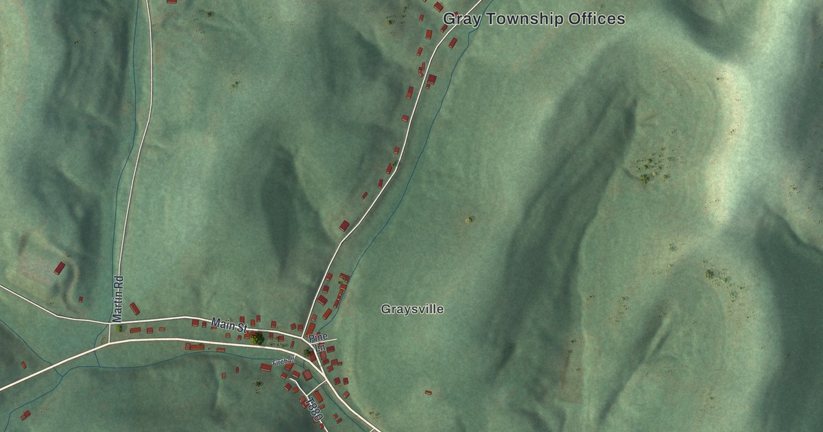 Map of Gray, Pennsylvania in 2026