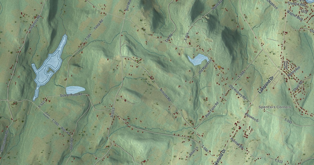 Map of Greenfield, Lackawanna County, Pennsylvania in 2026