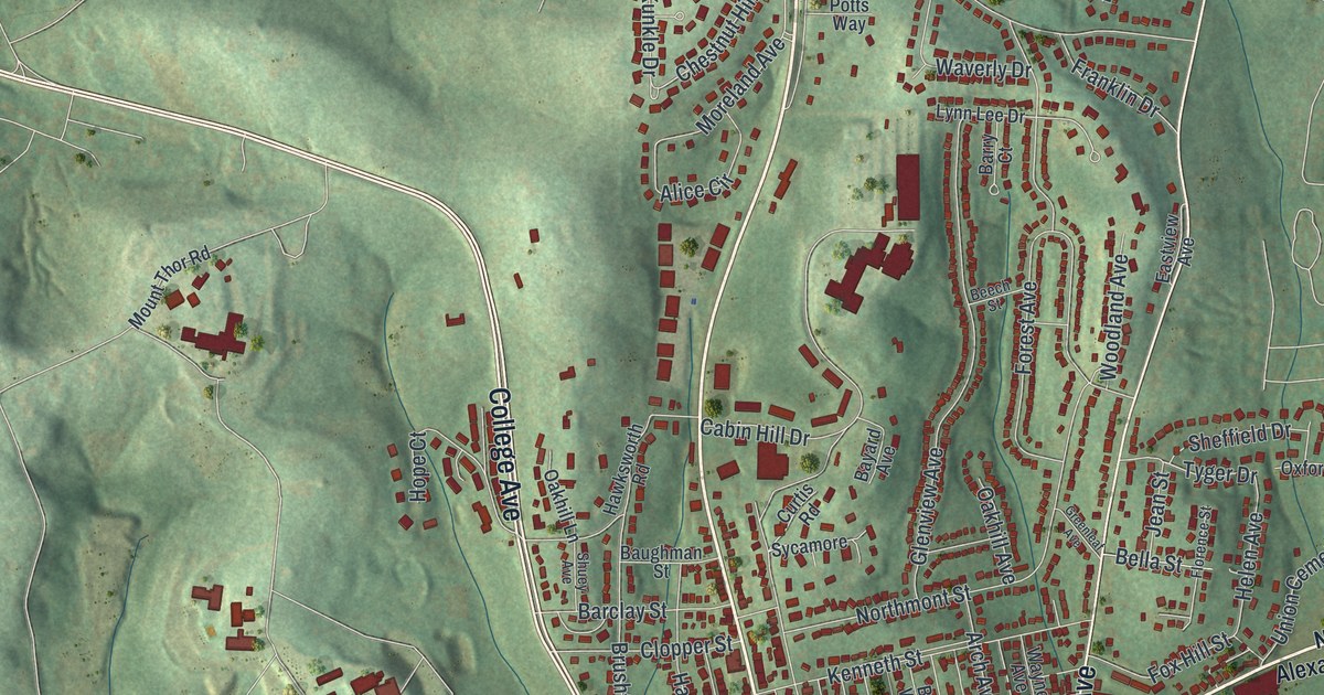 Map of Greensburg, Pennsylvania in 2026