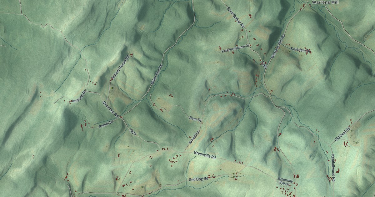 Map of Greenville, Somerset County, Pennsylvania in 2026