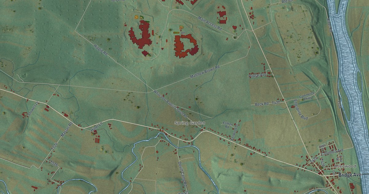 Map of Gregg, Union County, Pennsylvania in 2026