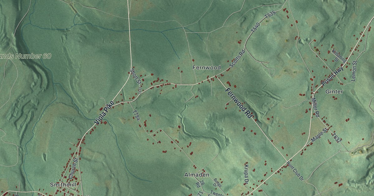 Map of Gulich, Pennsylvania in 2026