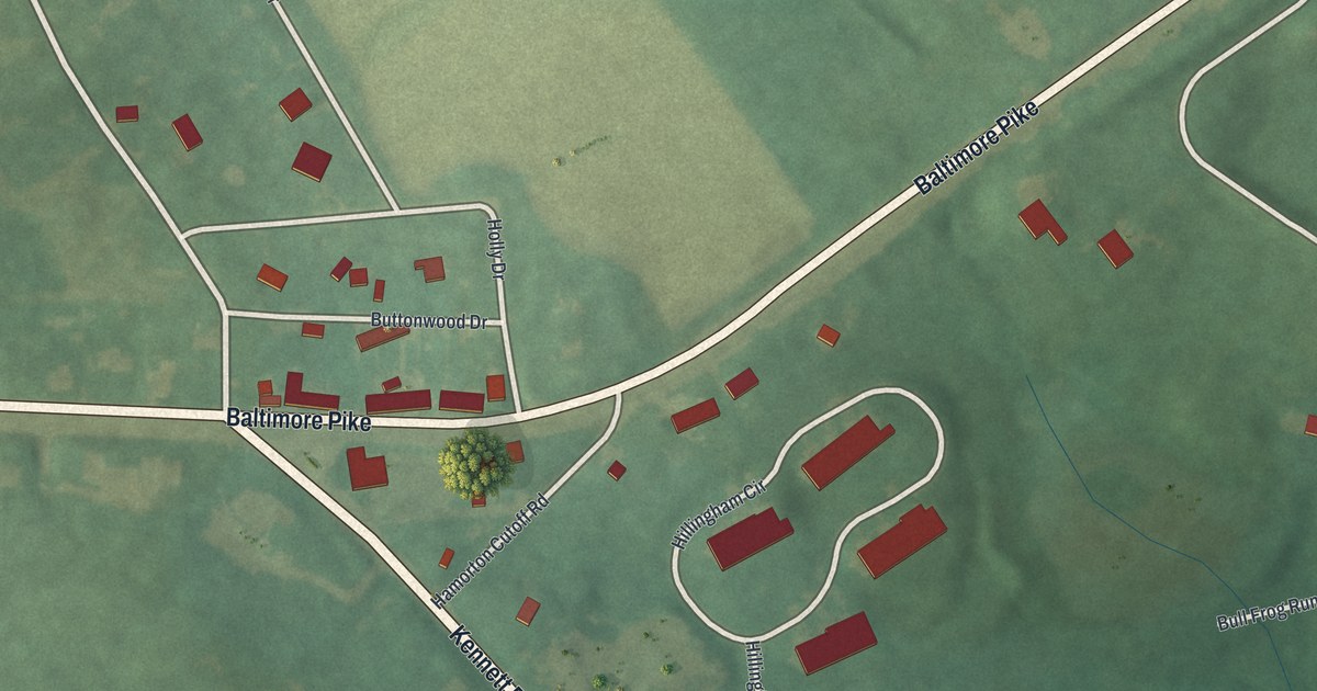 Map of Hamorton, Pennsylvania in 2026