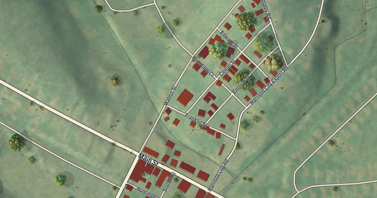 Map of Harrison City, Pennsylvania in 2026