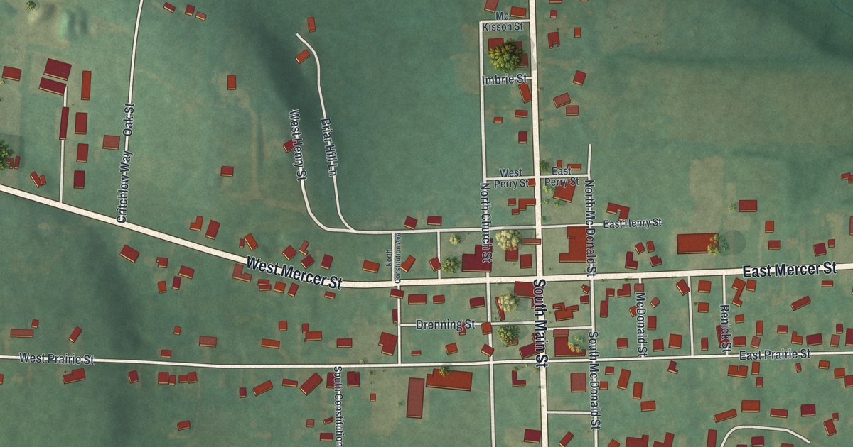 Map of Harrisville, Pennsylvania in 2026