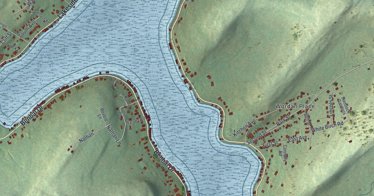 Map of Harveys Lake, Pennsylvania in 2026