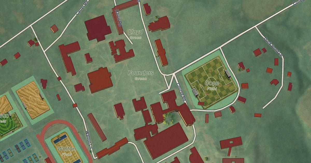 Map of Haverford College, Pennsylvania in 2026