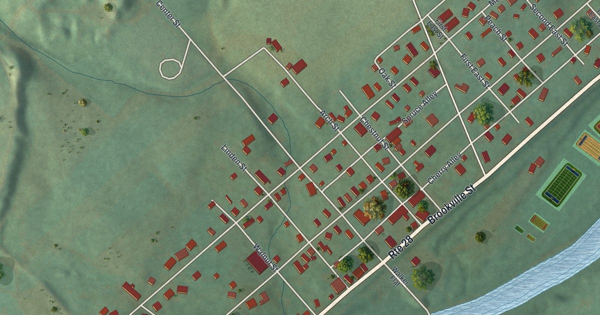 Map of Hawthorn, Pennsylvania in 2026