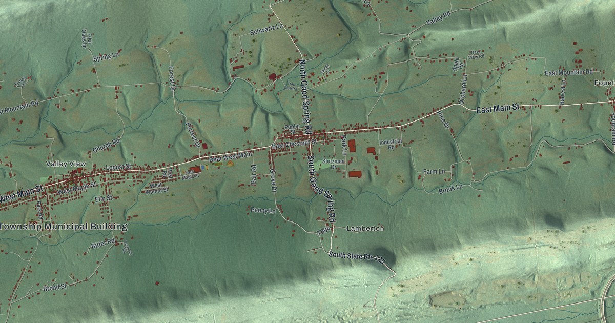 Map of Hegins, Pennsylvania in 2026