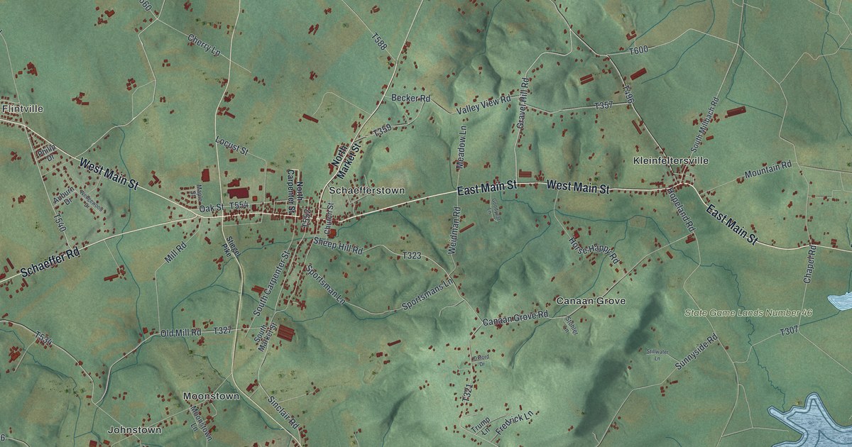 Map of Heidelberg, Lebanon County, Pennsylvania in 2026