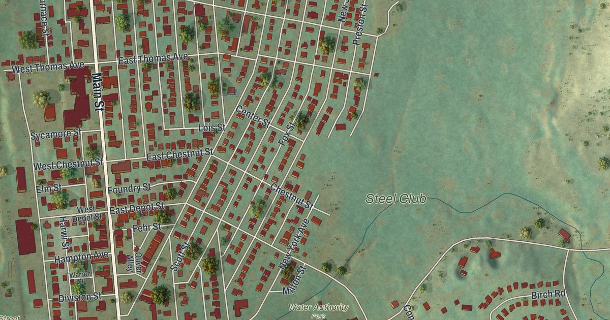 Map of Hellertown, Pennsylvania in 2026
