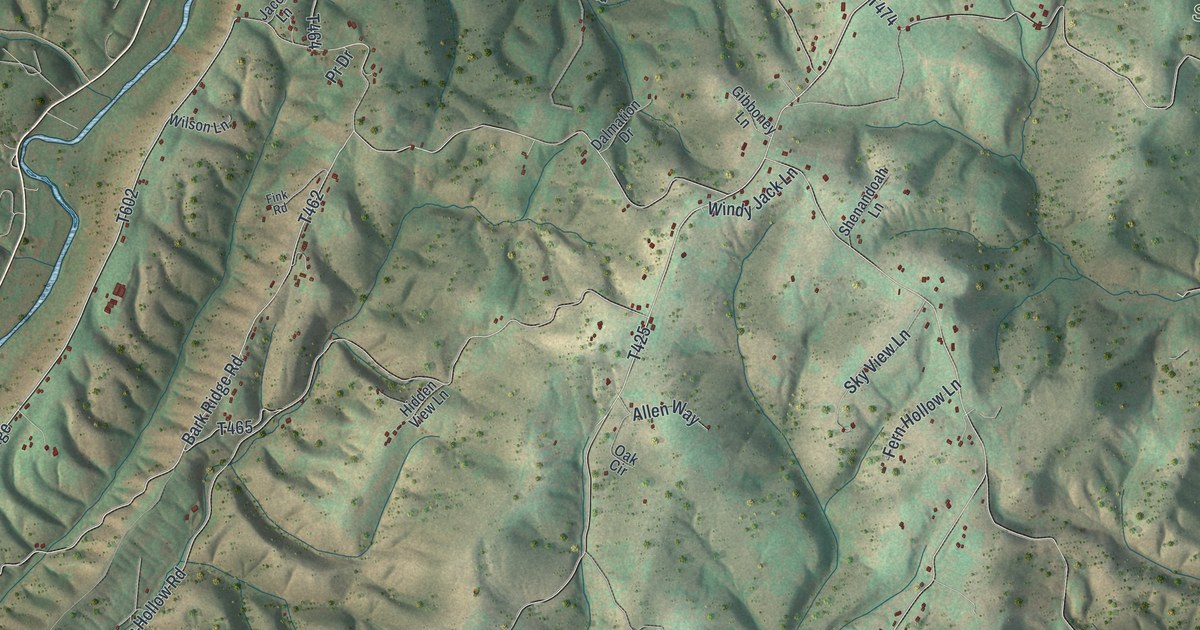 Map of Henderson, Huntingdon County, Pennsylvania in 2026