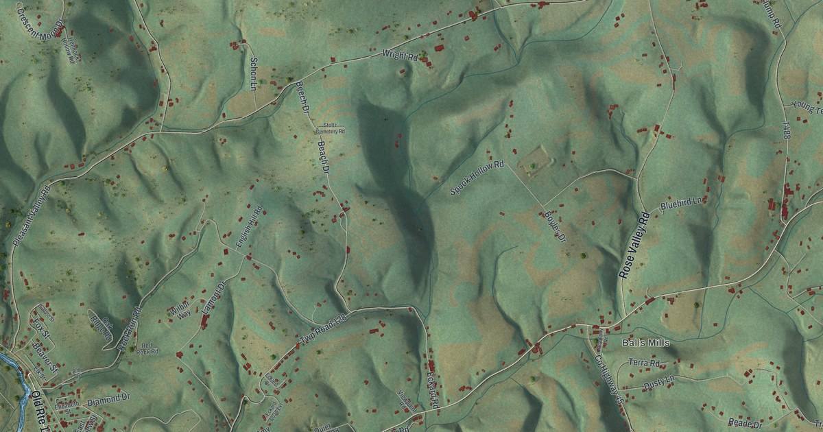 Map of Hepburn, Pennsylvania in 2026