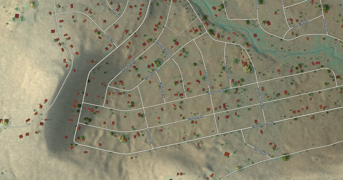 Map of Hickory Hills, Pennsylvania in 2026
