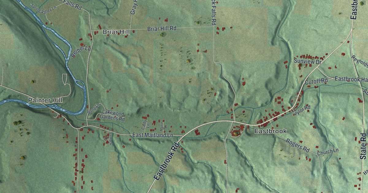 Map of Hickory, Lawrence County, Pennsylvania in 2026