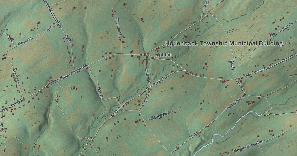 Map of Hollenback, Pennsylvania in 2026