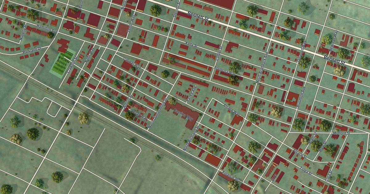 Map of Homewood South, Pennsylvania in 2026