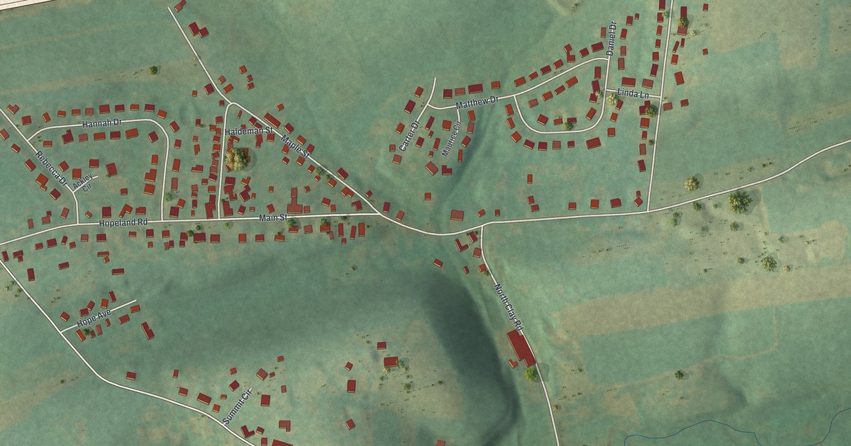 Map of Hopeland, Pennsylvania in 2026
