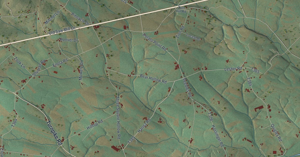 Map of Hopewell, Cumberland County, Pennsylvania in 2026