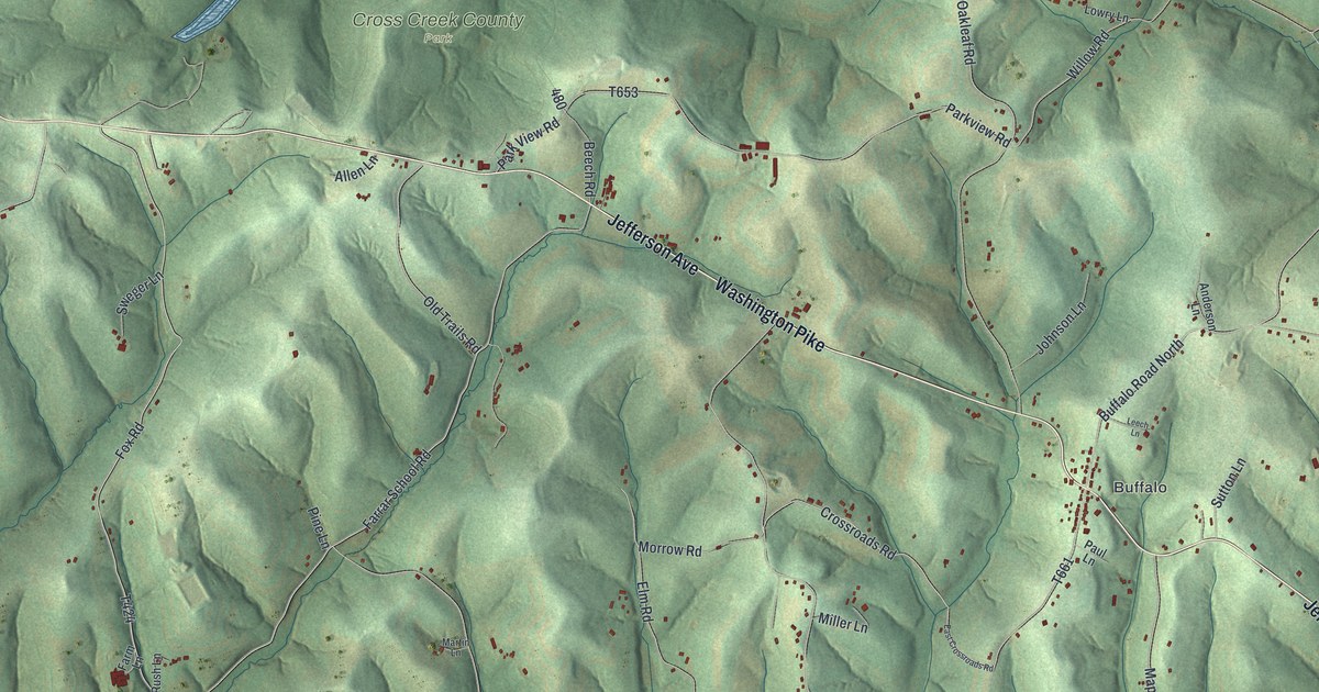 Map of Hopewell, Washington County, Pennsylvania in 2026