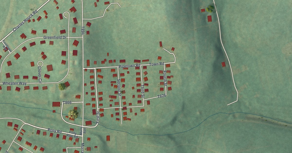 Map of Hostetter, Pennsylvania in 2026