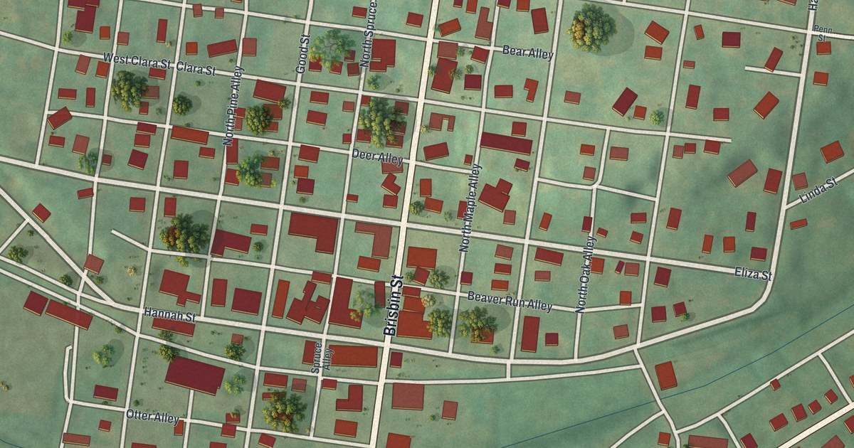 Map of Houtzdale, Pennsylvania in 2026