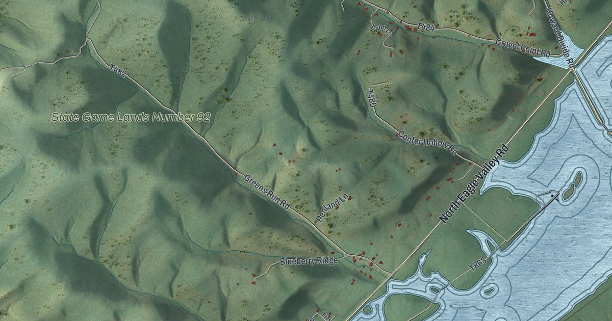 Map of Howard Township, Pennsylvania in 2026