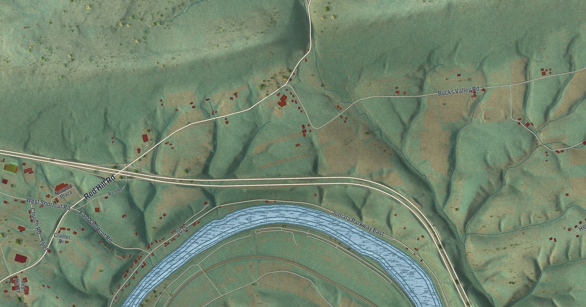 Map of Howe, Perry County, Pennsylvania in 2026