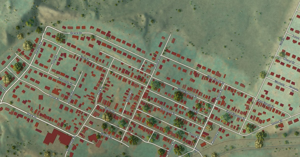 Map of Hudson, Pennsylvania in 2026