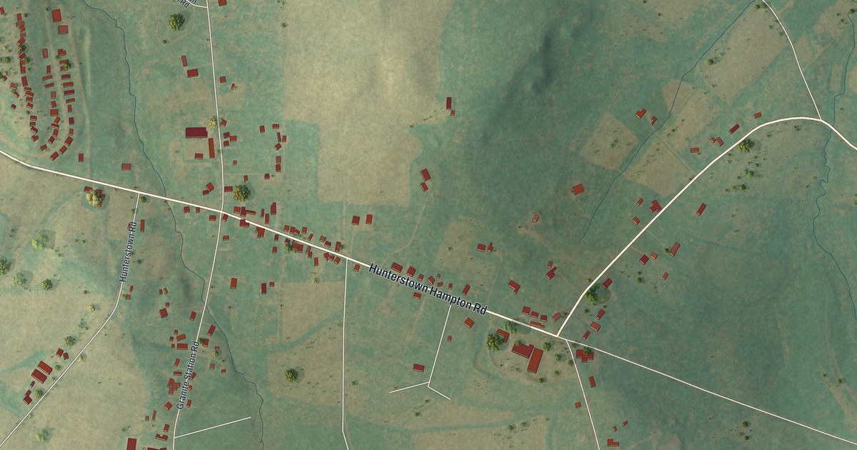Map of Hunterstown, Pennsylvania in 2026