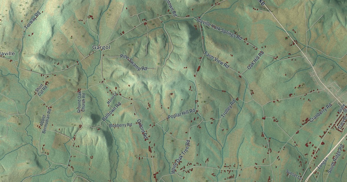 Map of Huntington, Adams County, Pennsylvania in 2026