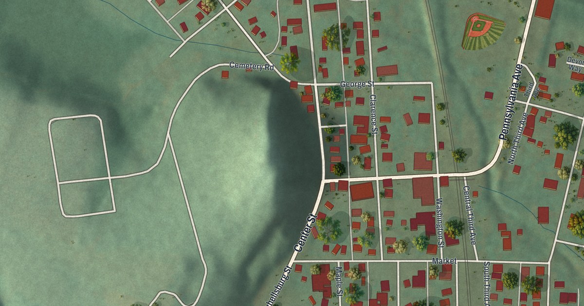 Map of Hyndman, Pennsylvania in 2026